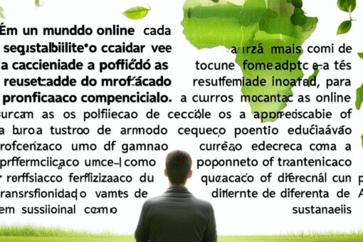 Como Cursos Online Potencializam Carreiras Sustentáveis