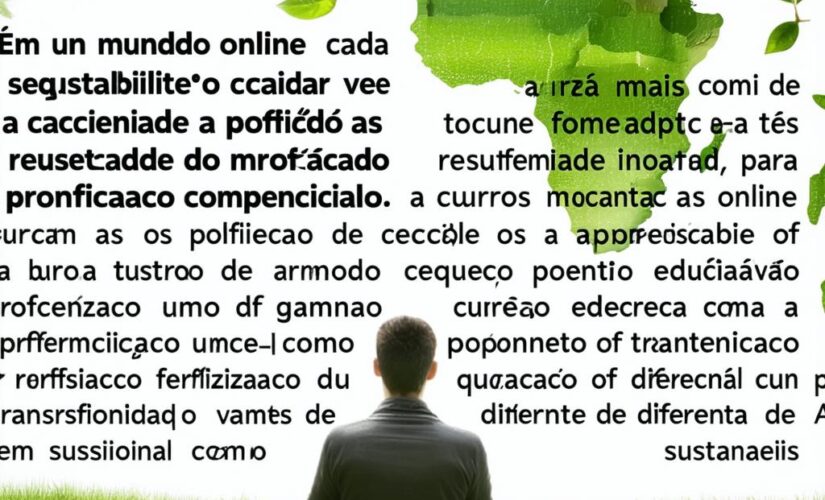 Como Cursos Online Potencializam Carreiras Sustentáveis